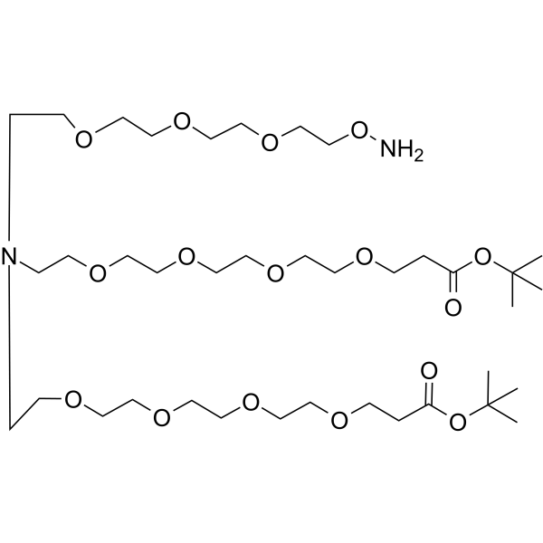 N-(Aminooxy-PEG3)-N-bis(PEG4-t-butyl ester) 2112737-19-4